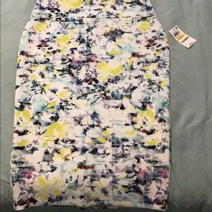 Multi-Color Pencil Skirt